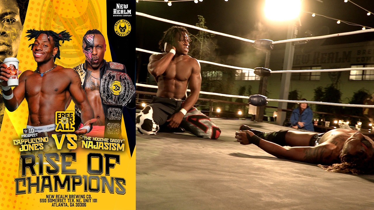WWE ID CHAMPION Cappuccino Jones VS 