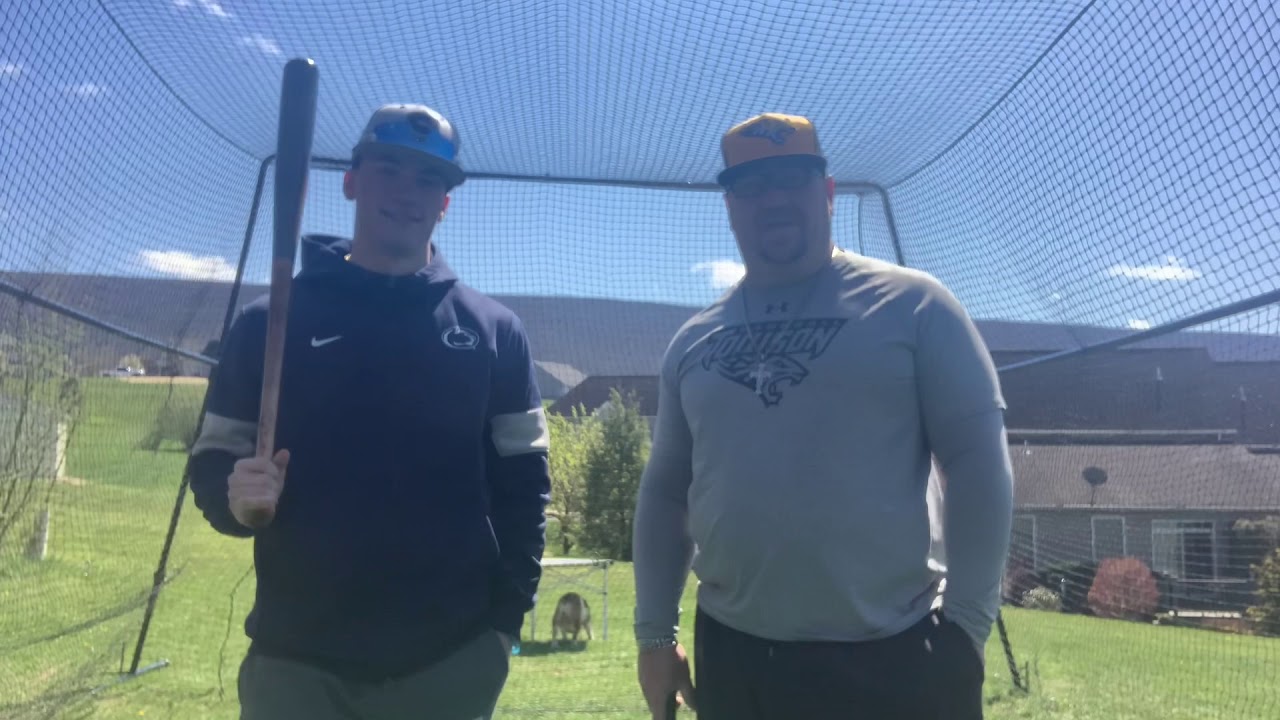 Coach Twigg and PSU signee Billy Gerlott teach proper bunting mechanics.