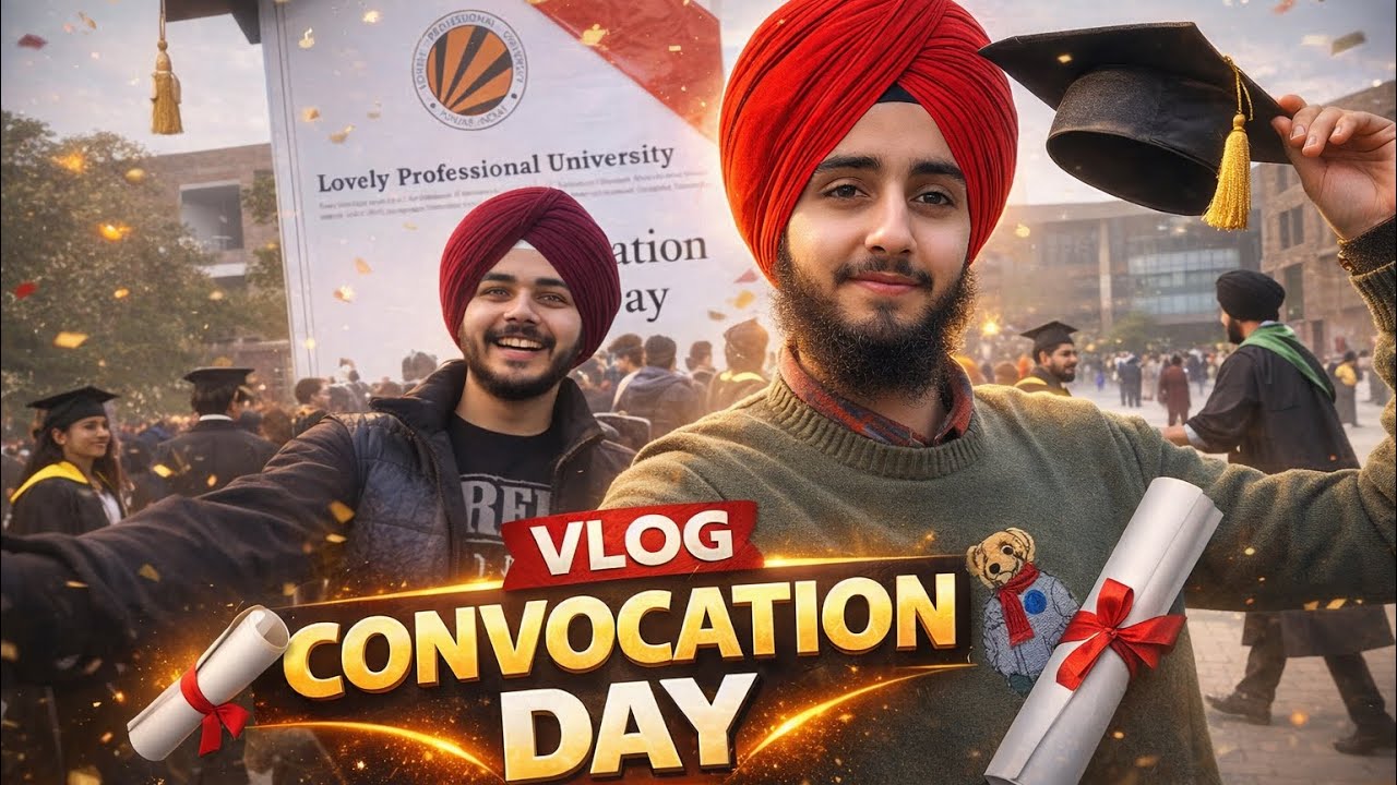 University Graduation Vlog 2026🧑‍🎓| Convocation Day (Jalandhar LPU University #college #university 