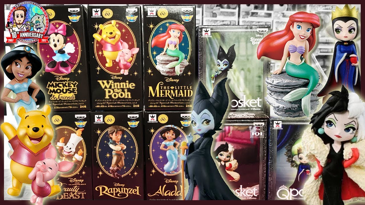 HAUL DISNEY Q POSKET PETIT VILAINS + SPECIAL MEMORIES 2