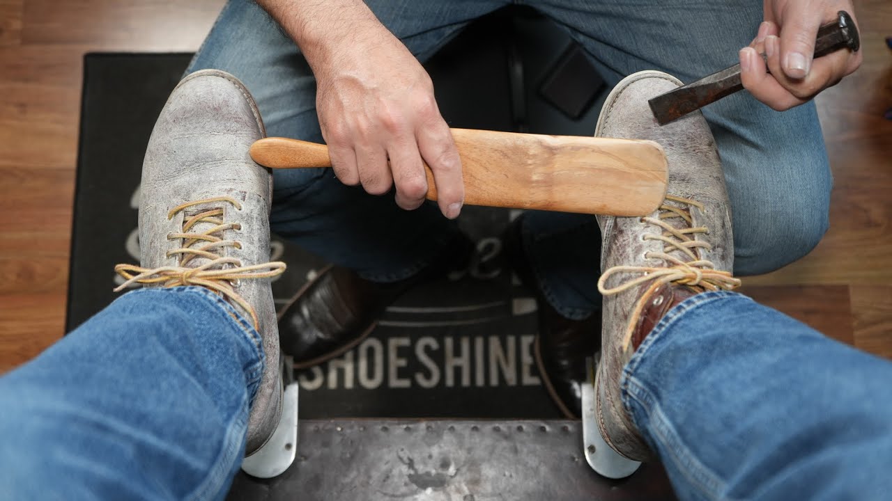 After a Long Day of Work! RELAX... | Angelo Shoe Shine ASMR