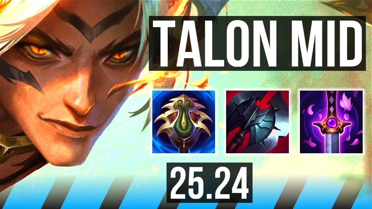 TALON vs JAYCE (MID) | Good KDA: 25/1/4, 49K damage | KR Master | 25.24