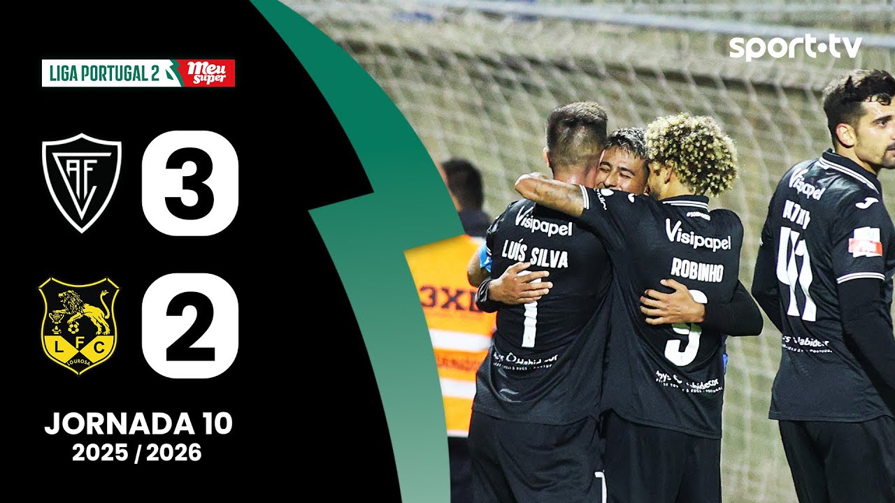 Resumo: Académico 3-2 Lourosa FC - Liga Portugal Meu Super | sport tv