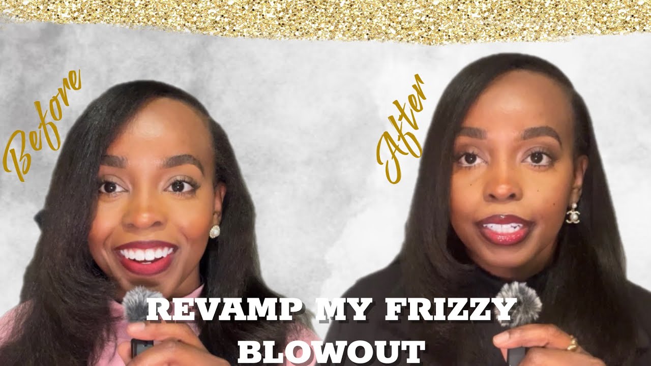 Refresh Frizzy Silk Press to a 90’s Inspired Press