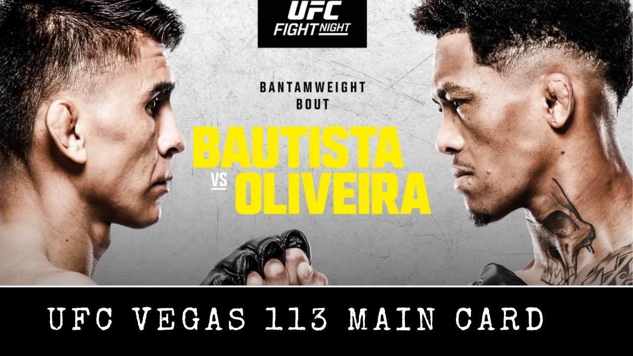 UFC VEGAS 113 FIGHT NIGHT MAIN CARD PREDICTION!!