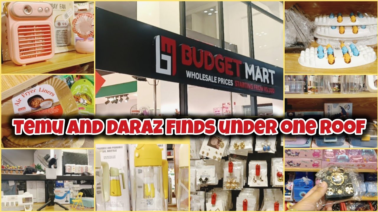 Visit Budget Mart at Amanah Mall|| Temu and daraz finds