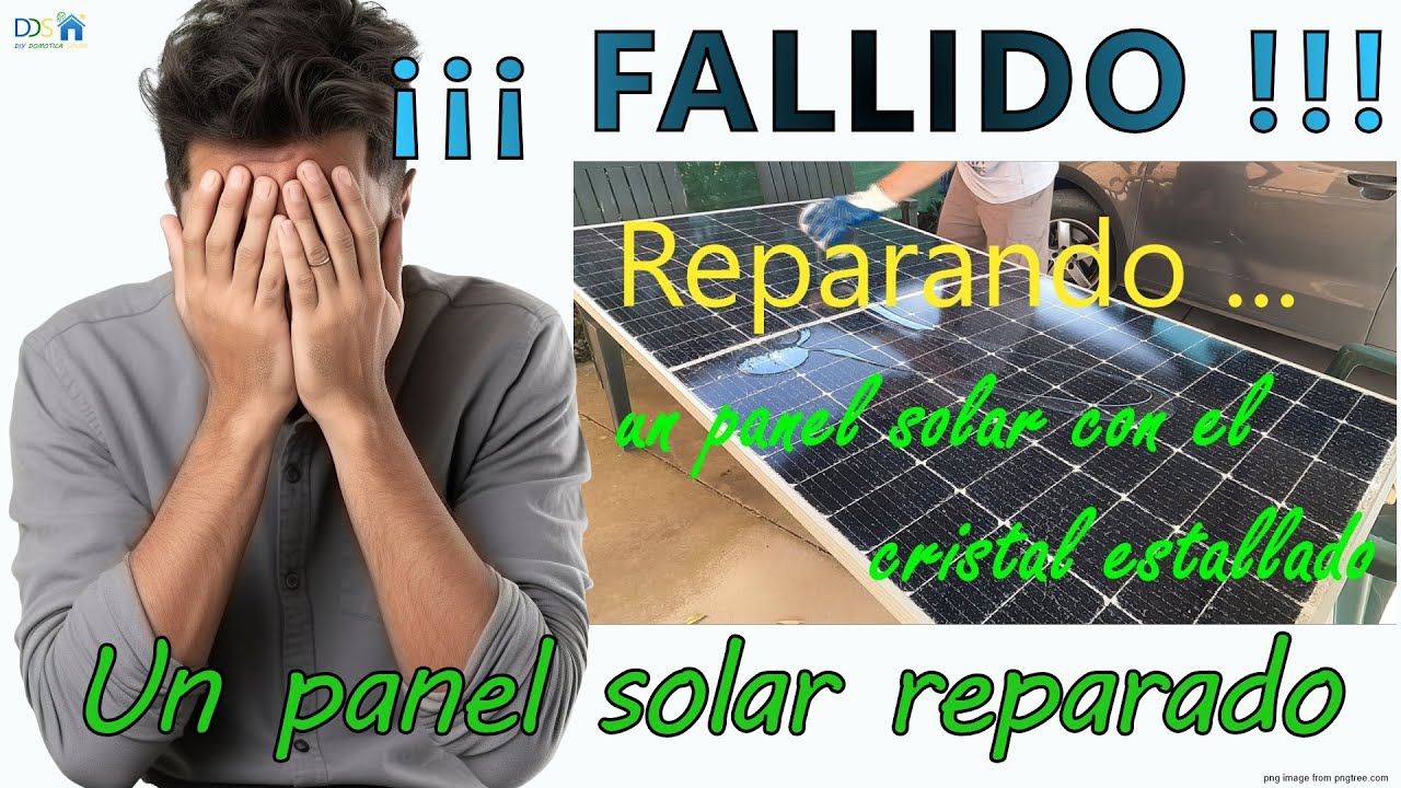 Aquel panel solar reparado con el cristal roto..... ¿cómo habrá salido tras 1 año de operación?