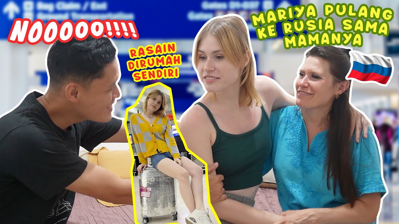 ISTRI DIAJAK MERTUA UNTUK PULANG KE RUSIA 😭