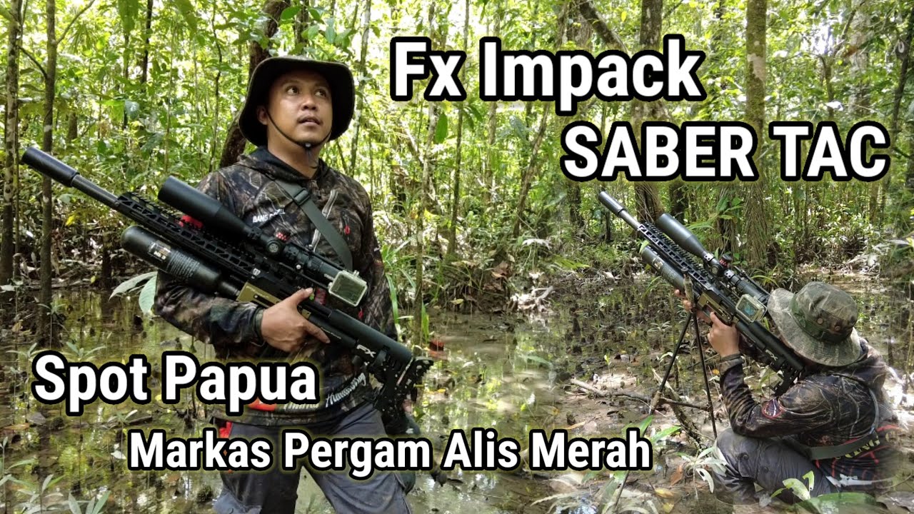 || PAPUA TIMIKA || FX IMPACK - Spot kali PAPUA yang Begitu Melimpah - Alis  merah Papua