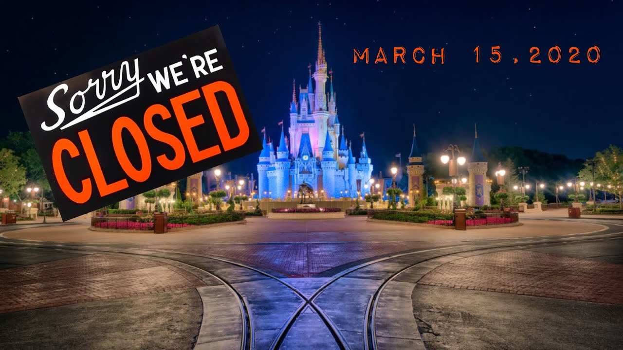 Disney World is CLOSED (Covid-19) - The last day before the Magic Kingdom Park Closes INDEFINITELY