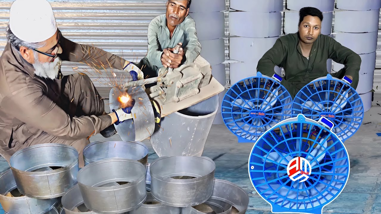 Amazing Manufacturing Of 12 Volt Dc Solar Fan In Local Factory