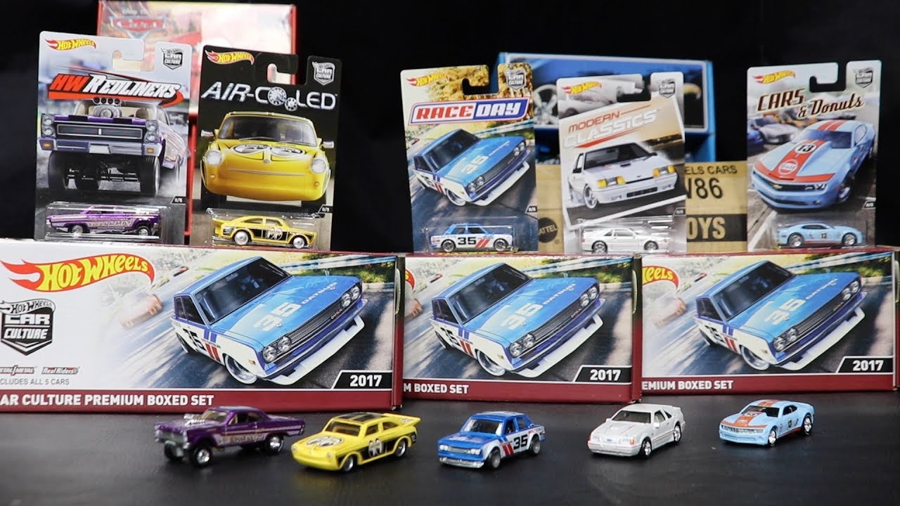 2017 HW Car Culture Premium 0/5 Boxed Sets - Hot Wheels Collectors Club Exclusive