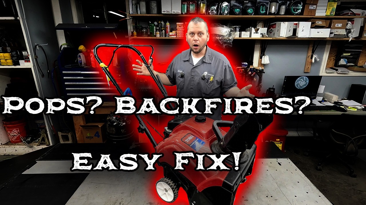 Toro Power Clear Won’t Start? Pops? Backfires? No Start Repair & Full Diagnostic Walkthrough Guide