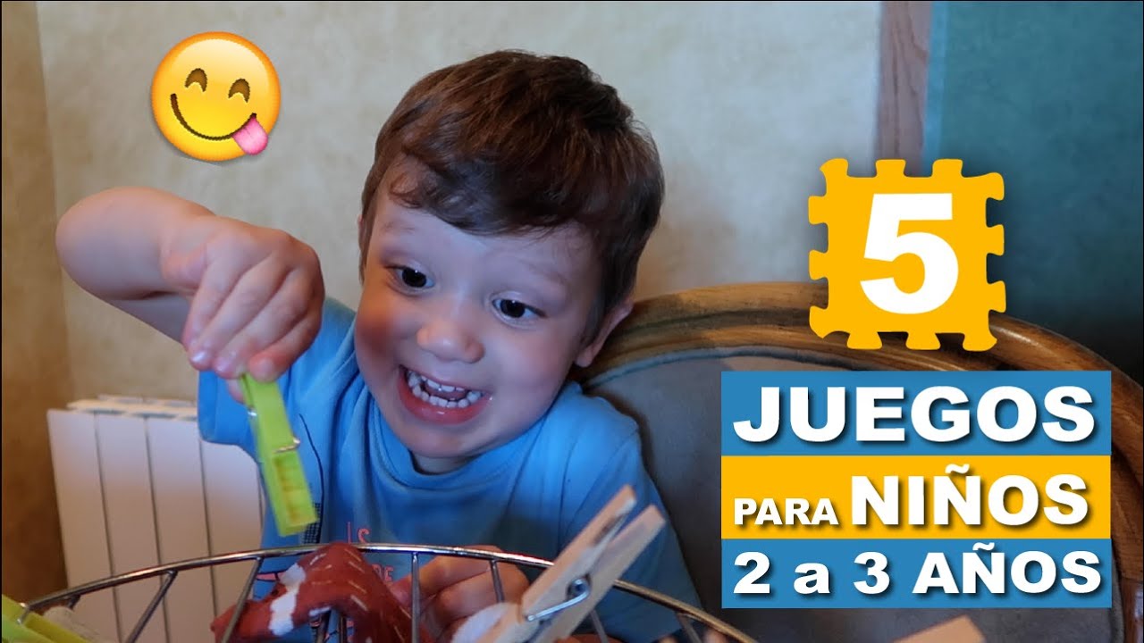 Juegos para niños de 2 a 3 años