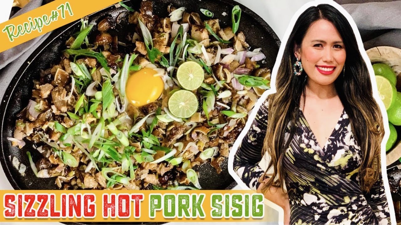 GRILLED PORK SISIG | THE HISTORY OF PORK SISIG |  COOKING SIMPLY DELICIOUS