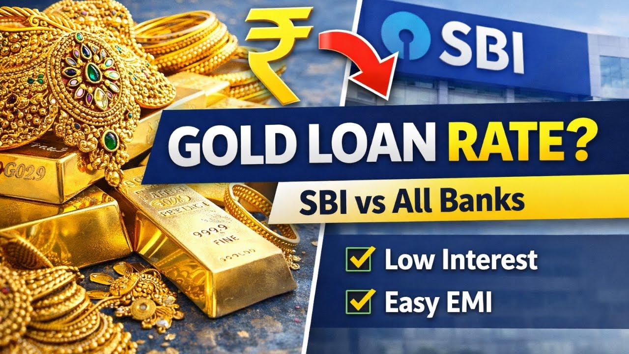 SBI Gold Loan | Gold Loan Interest Rate in All Banks | Gold Loan EMI & Repayment Options Explained |