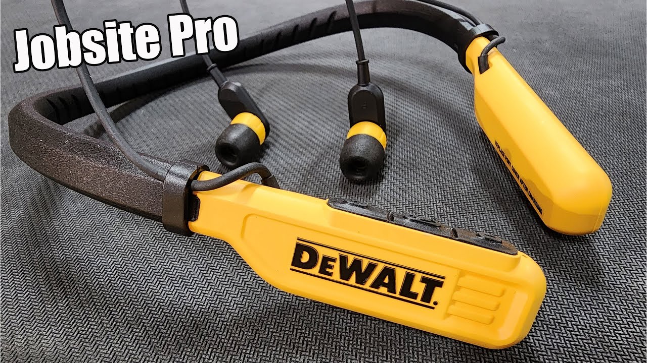 Обзор беспроводных Bluetooth-наушников DEWALT Jobsite Pro DXMA1902091A