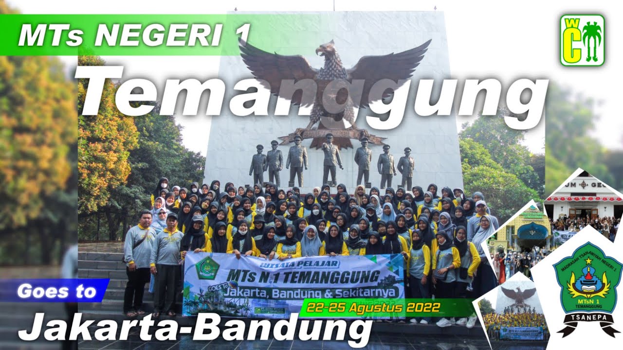 Study Tour MTs N 1 TEMANGGUNG Goes To Jakarta & Bandung || CITRA WISATA TOUR AND TRAVEL