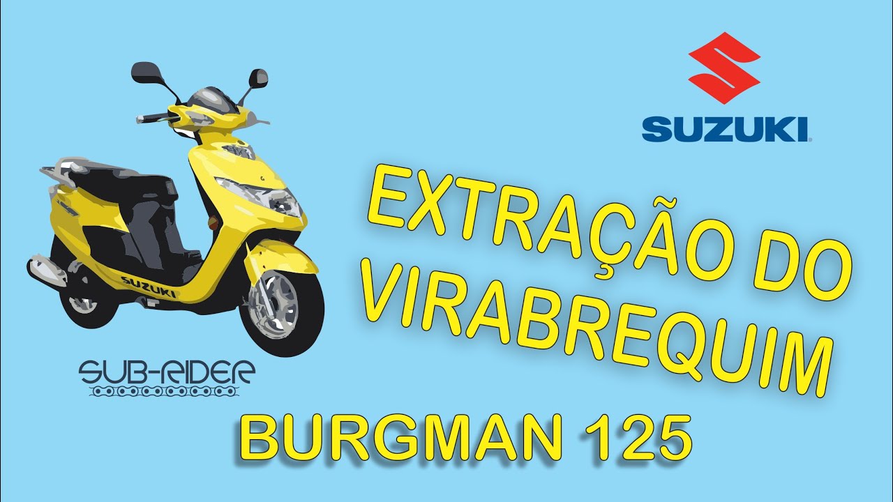 Extração do Virabrequeim Burgman 125