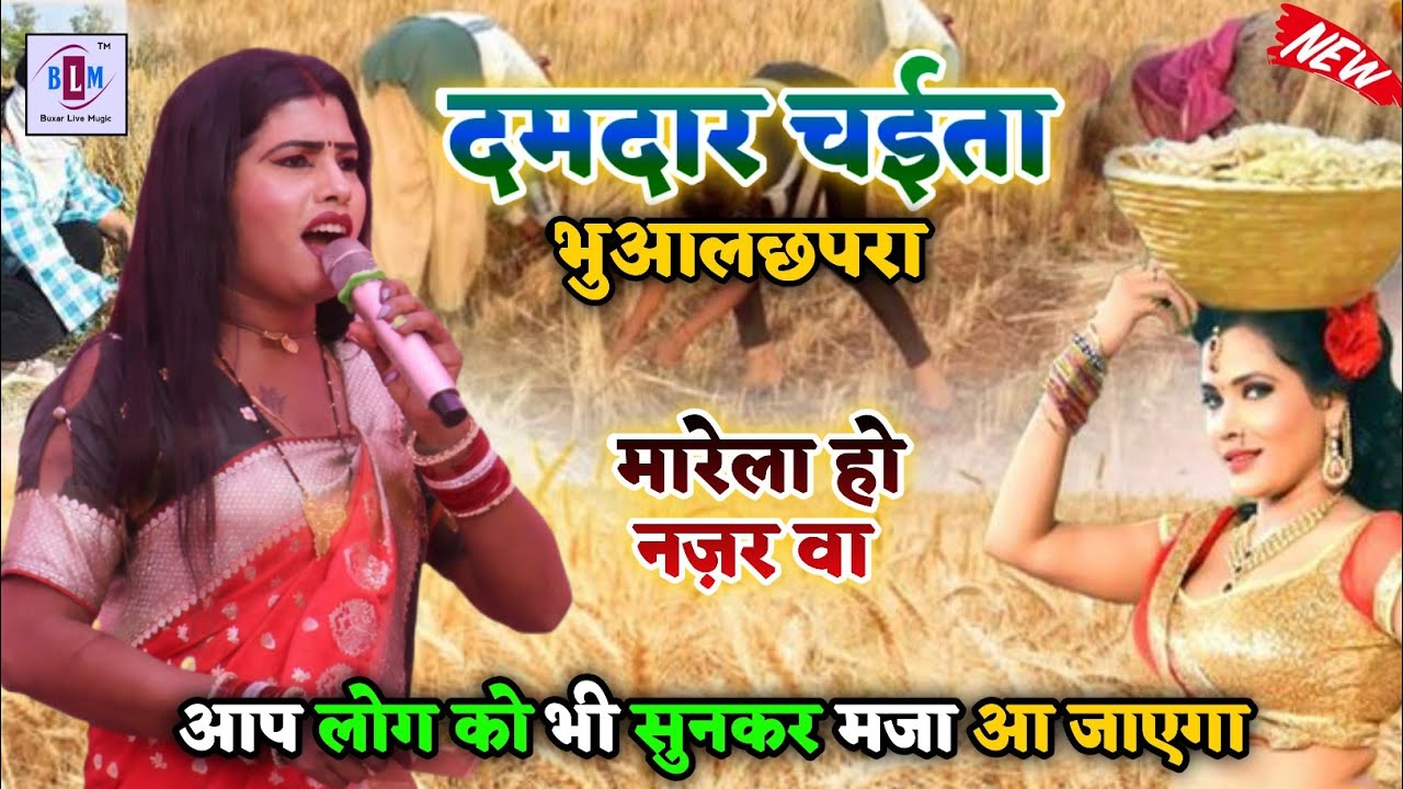 #Babita kinnar  | मारेला हो नज़र वा | दमदार चईता - भुआलछपरा | #chaita bhojpuri #stageshow 