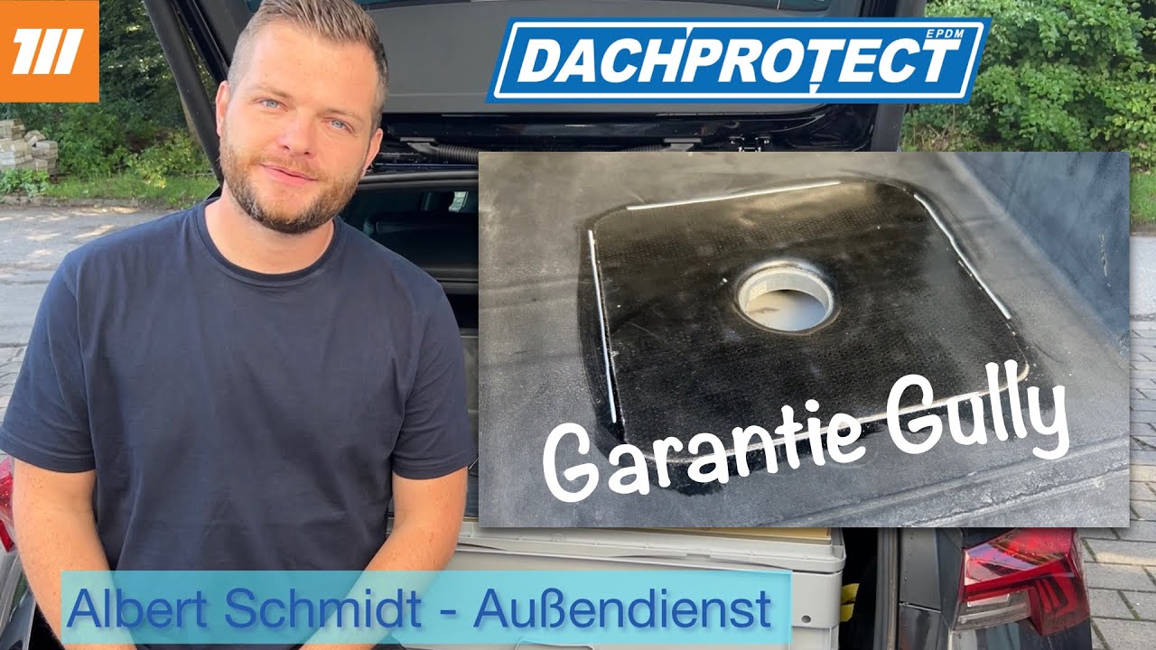 Dachprotect EPDM Garantie Gully Anschluss August 2023 - Meier Handwerkerbedarf Ansbach