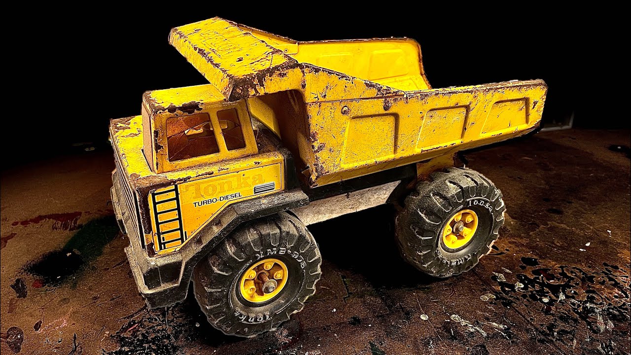 Restoring a Rusty Old Tonka Truck | Vintage 1980's Tonka Turbo Diesel