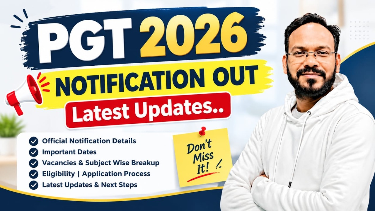 Вышли уведомления по PGT 2026 || Новые вакансии UP PGT || Последние обновления #tgtpgt #pgt #uppg...