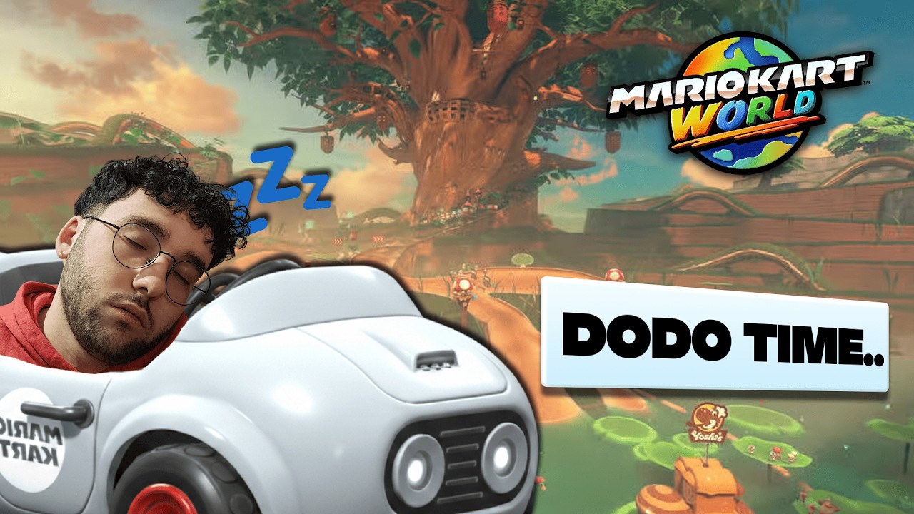 JE M'ENDORS EN PLEIN STREAM ?! (Mario Kart World)