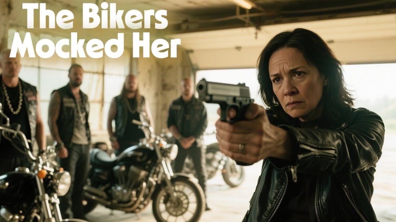 The Bikers Mocked Her When She Drew a Gun — Then She Said, “I’m Here to Get My Son.”