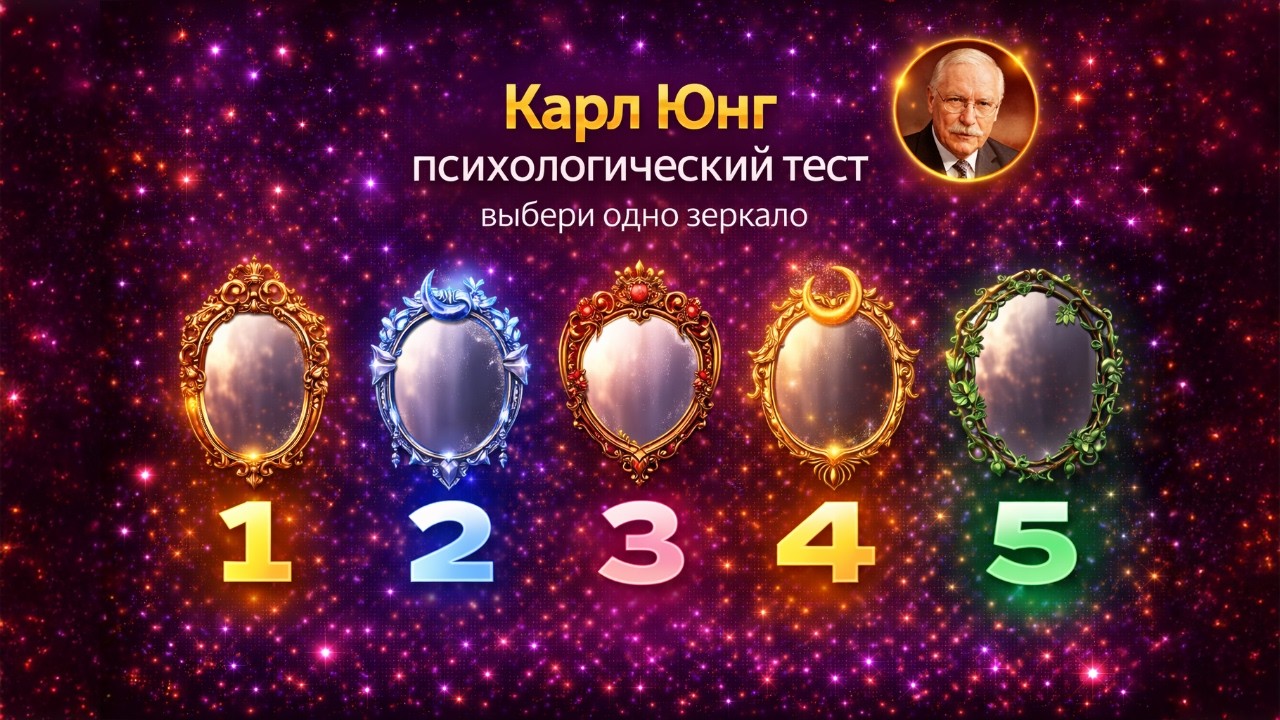 Карл Юнг психологический тест выбери одно зеркало | твоя персона и то что под ней