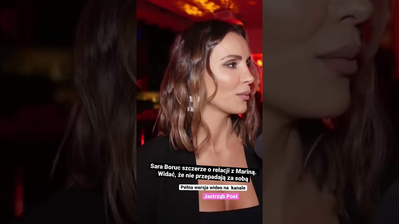 Sara Boruc szczerze o relacji z Mariną. Widać, że nie przepadają za sobą #shorts
