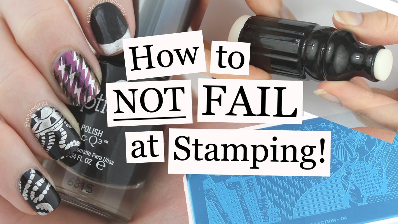 How To NOT FAIL At Stamping | Nail Art Tutorial | Nailed It NZ