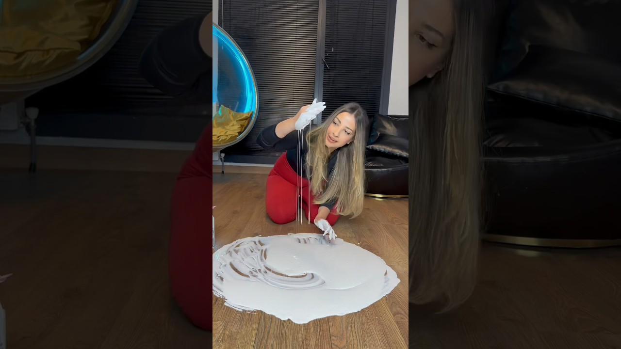 2 kiloluk dev Slime yaptım #shorts  #asmr #asmrsounds #relax #slime