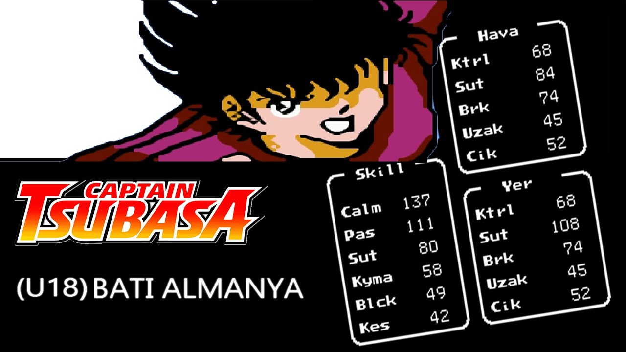Captain Tsubasa 2 Super Striker Analizli Japonya Batı Almanya Maçı