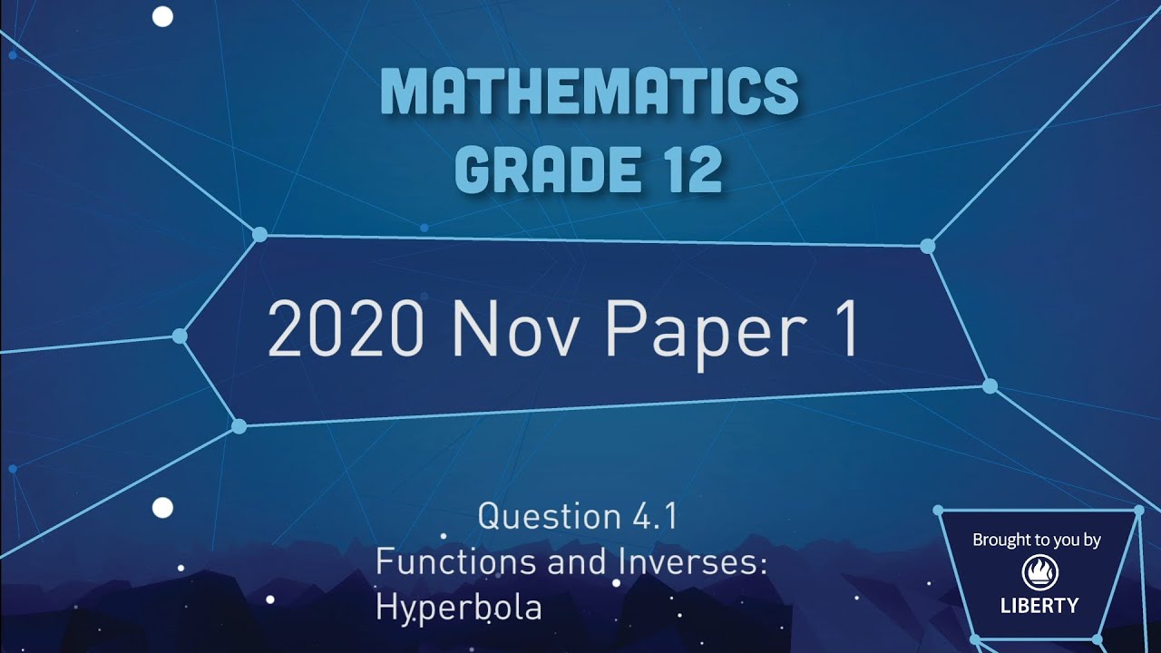 2020: Maths (Paper 1): Question 4.1