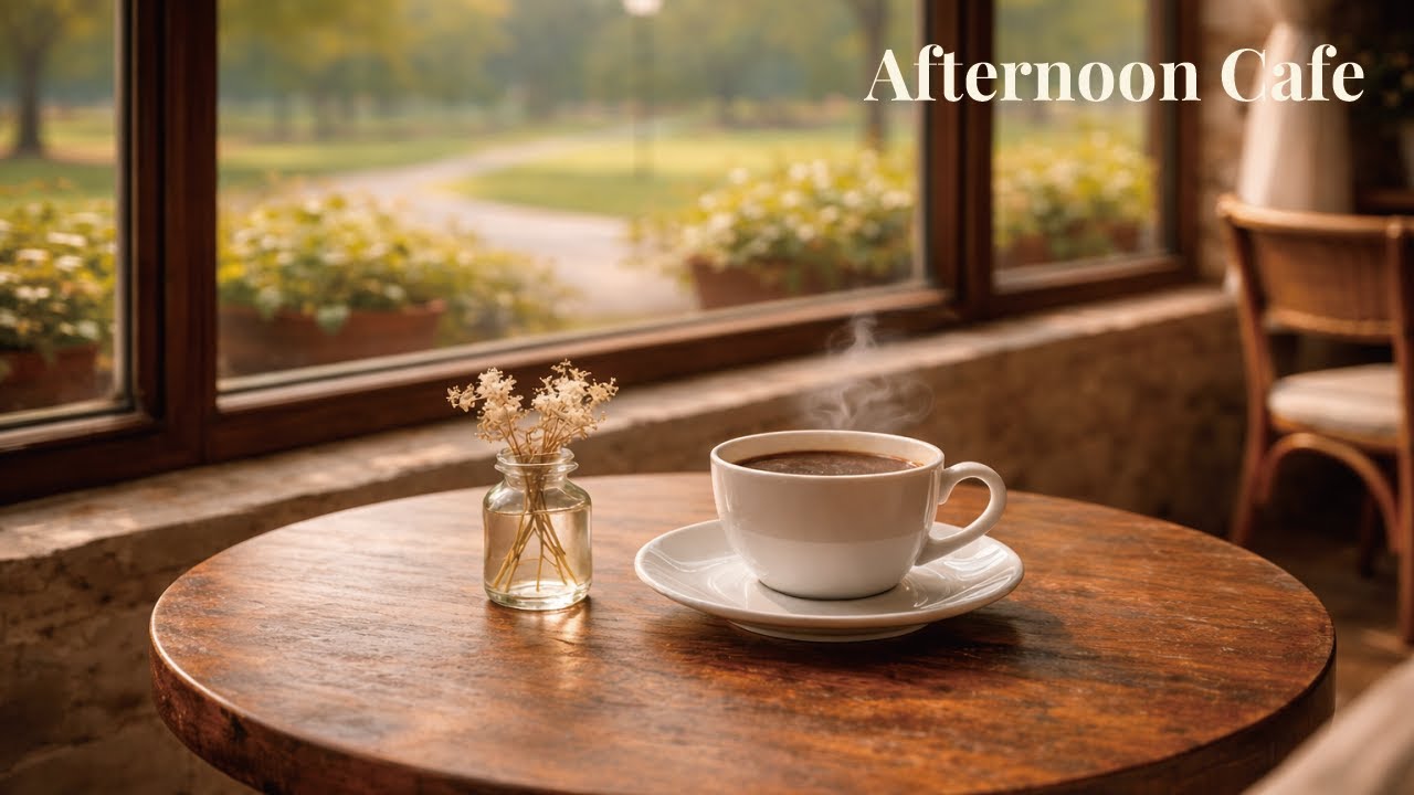 Afternoon Cafe Background Music ☕ Warm & Calm for Relaxing