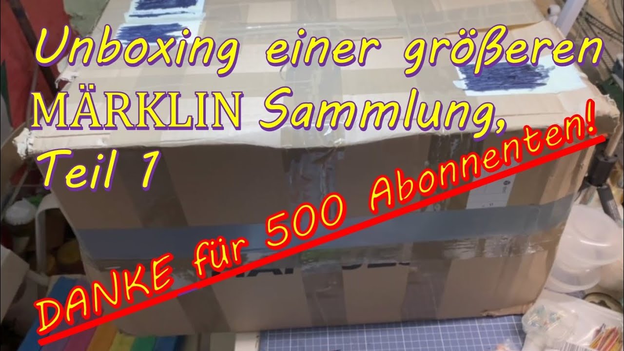 Unboxing Märklin Vorkriegs-Gleismaterial (?)