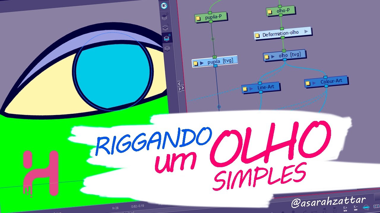 Riggando um olho no ToonBoom Harmony