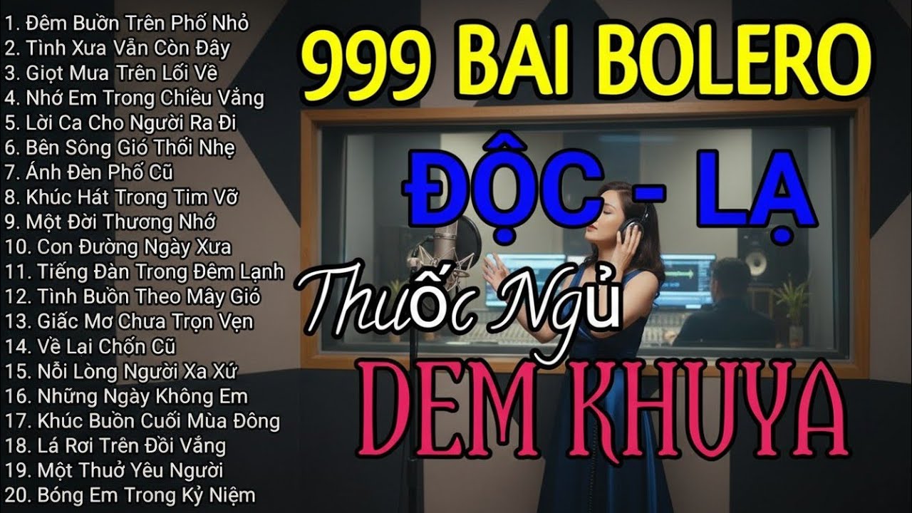 Liên Khúc Bolero Khiến Người Nghe Không Muốn Tắt Video