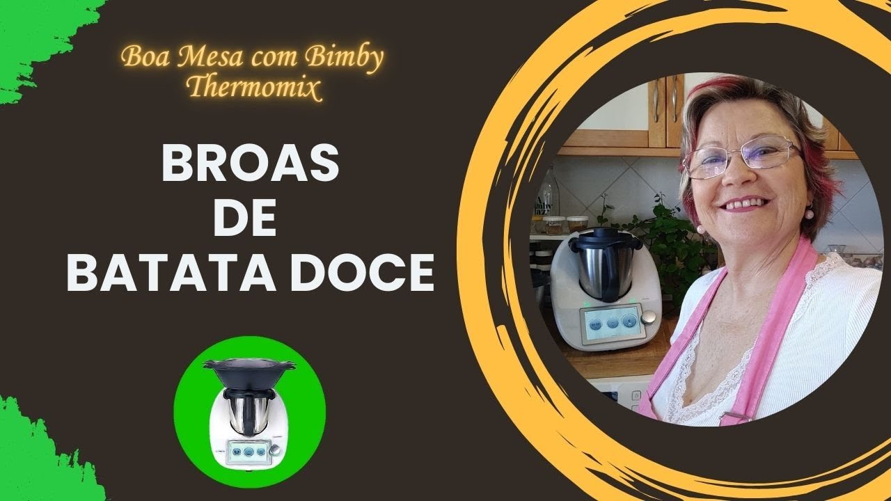 Broas de Batata Doce feito na Bimby / Thermomix