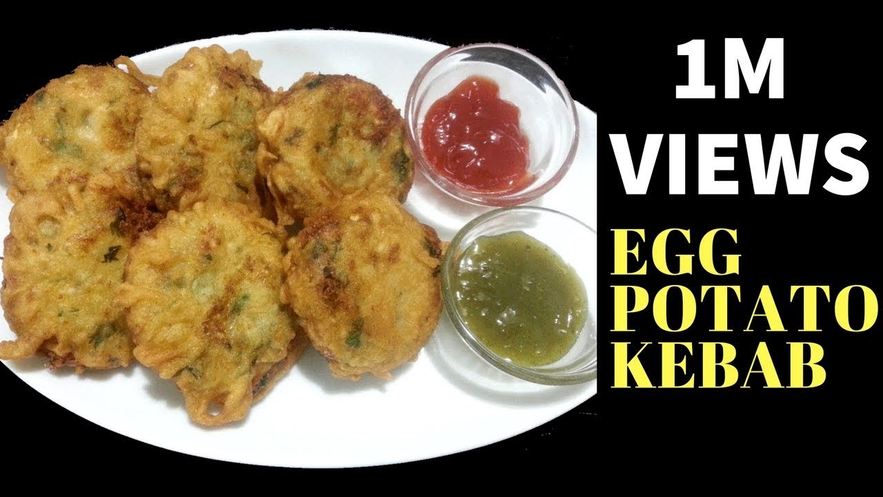 Egg Potato Kebab Recipe | Easy Make Snacks At Home In Kitchen | By Nian's Cooking Diary
