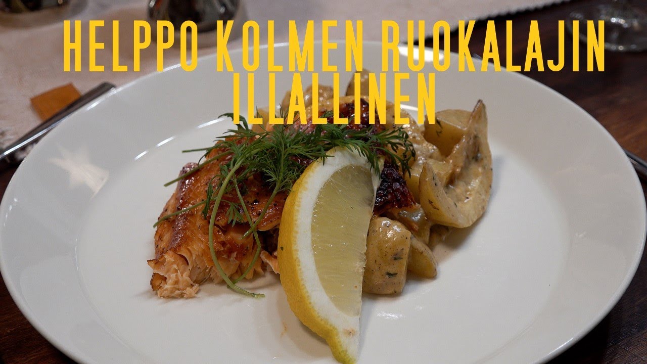 Uuden vuoden illallinen //Helppo kolmen ruokalajin illallinen//