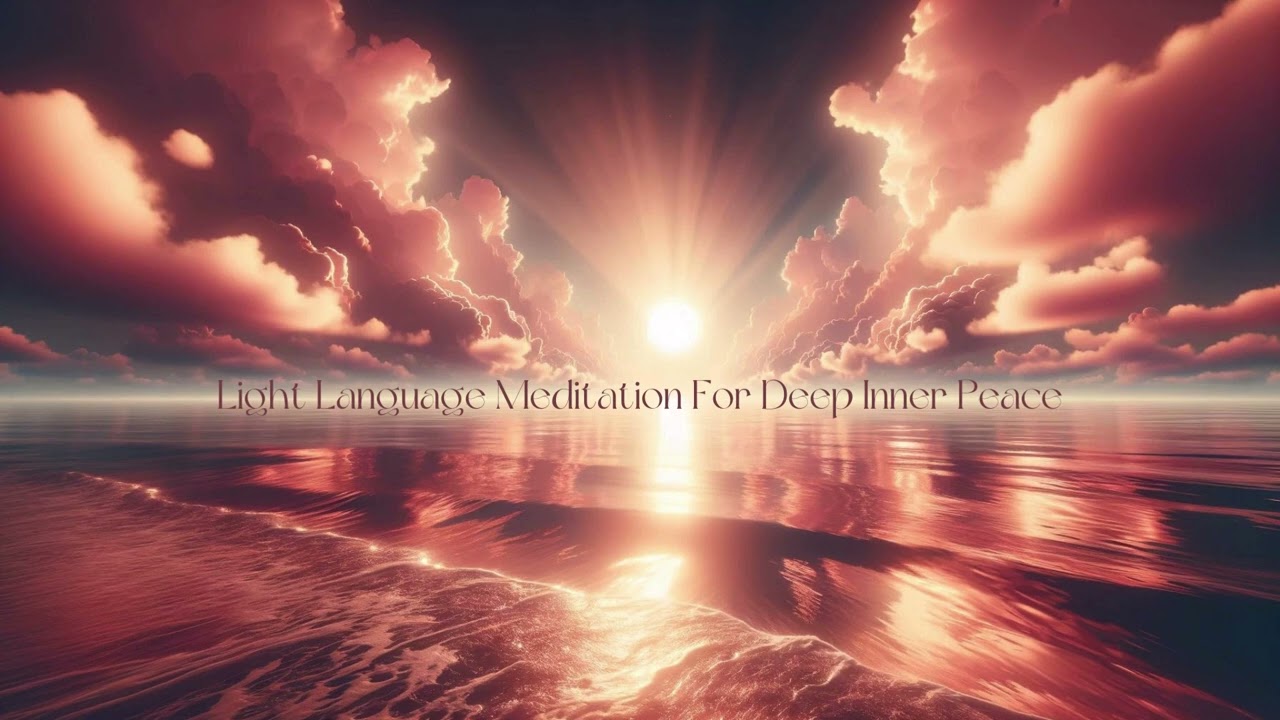 Light Language Meditation For Deep Inner Peace [with Rattle + Medicine Drum]