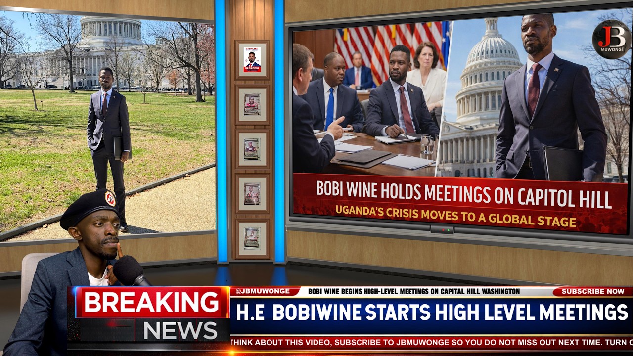 BREAKING: H.E. Bobi Wine Speaks Out, Begins High-Level Meetings on Capitol Hill - Washigton DC