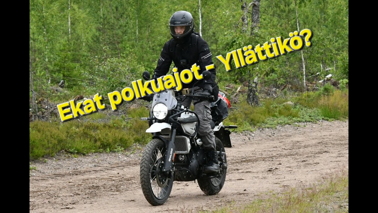 Royal Enfield Himalayan 450 – Ensimmäiset polkukokemukset | First Trail Ride Finland