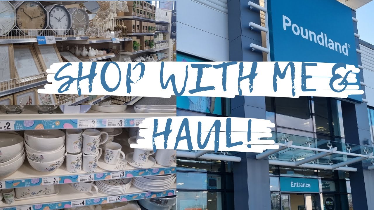 POUNDLAND SHOP WITH ME & HAUL! 🌸