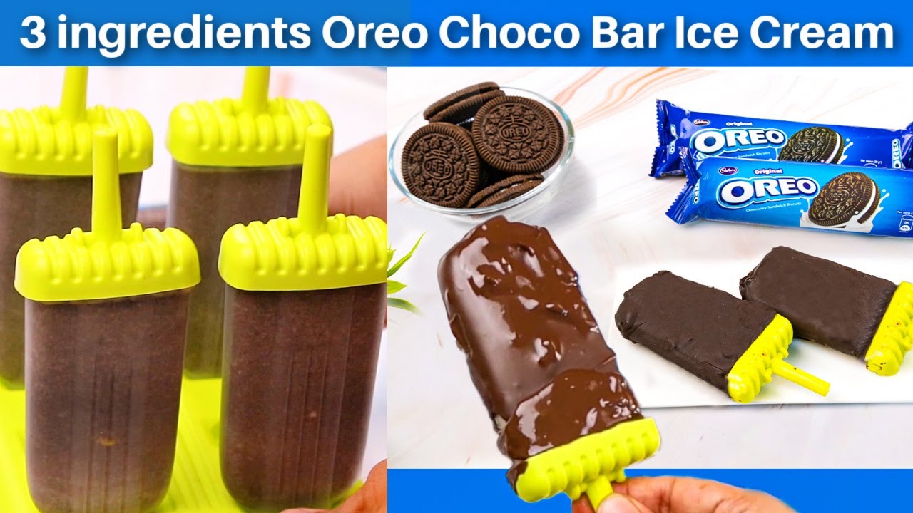 Oreo Choco Bar Recipe | 3 Ingredients Recipe | आसान आइसक्रीम कैसे बनाये  | @Oreo India | Kabita