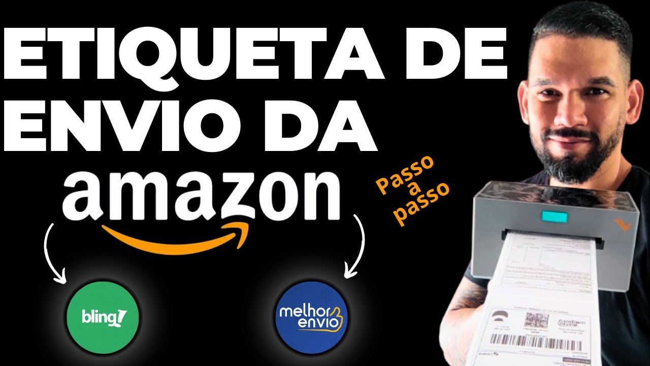 Como imprimir etiqueta amazon / Etiqueta de envio amazon com Melhor Envio e Bling