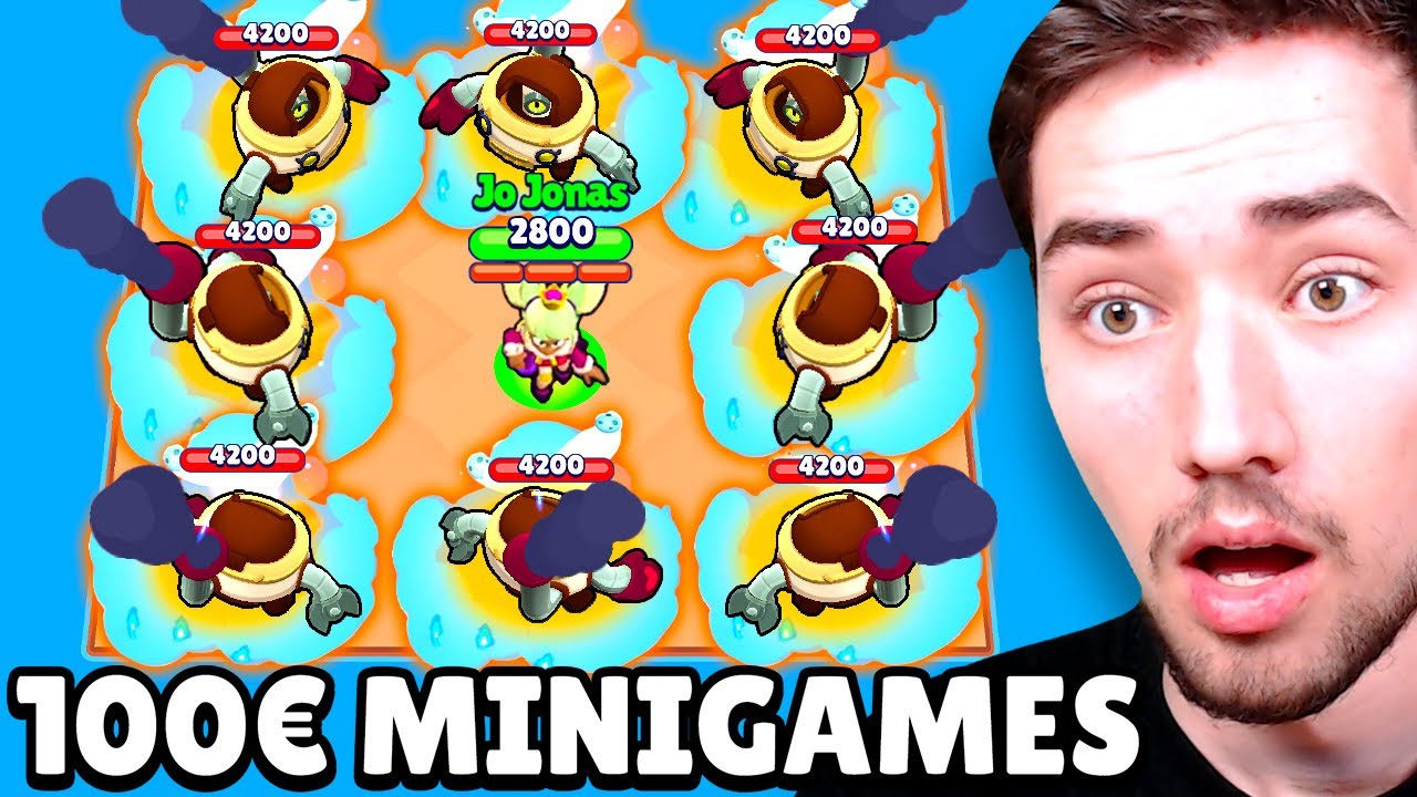 100€ MINIGAMES TURNIER gegen 100 Spieler! 😱