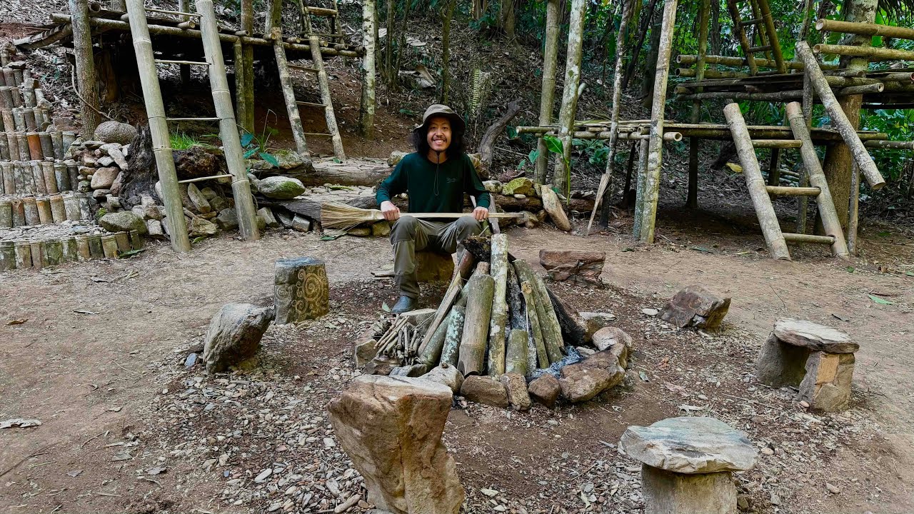 สร้างที่นั่งรอบกองไฟ... จากก้อนหิน  ให้กับอาณาจักรบ้านต้นไม้... [ โจโฉ ]